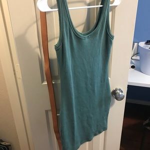 Mint green mini dress